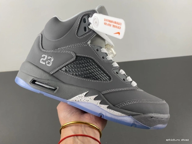 Rep Wolf 136027-005 Air Jordan 5 Retro Grey 0702